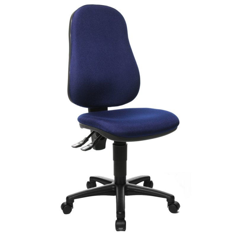 Topstar bureaustoel Point 60, koningsblauw, 110 kg draagkracht